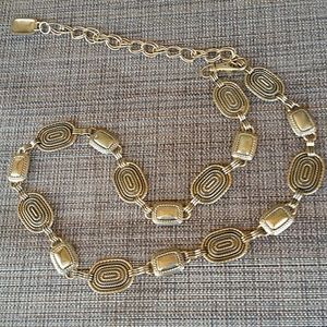 Brass clasp belt or large necklace